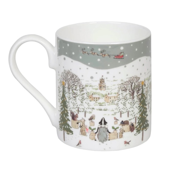 NWTs. (2) Festive Forest “Let It Snow” Mugs and (1) Kitchen / Tea towel. - Picture 10 of 16